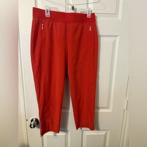 Zenergy Chico’s Women’s Cropped Capri Pants Orange Size 1 US size (6-8)